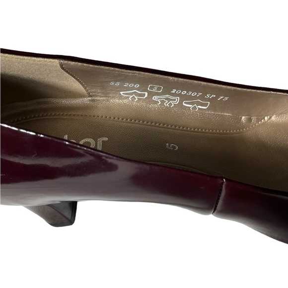 Gabor Patent Leather Pumps Heels Work Office Uk Sz 5 US size 7.5 - Picture 10 of 14